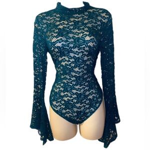 Emerald Lace Bodysuit